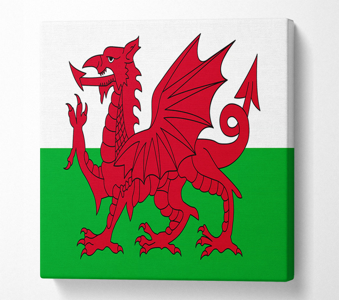  A Canvas Print of Welsh Dragon 1 Canvas Print