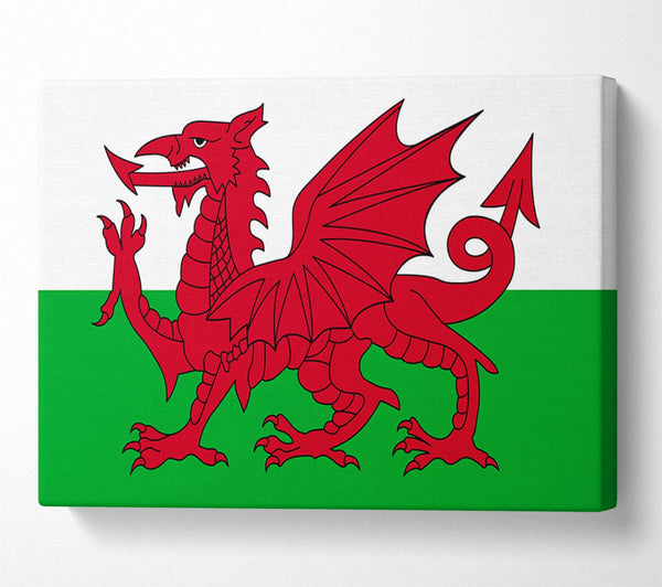  A Canvas Print of Welsh Dragon 1 Canvas Print