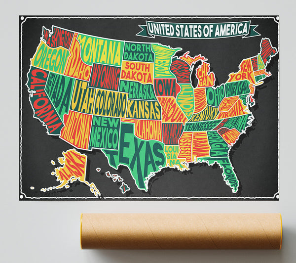 States Of America 3 Poster