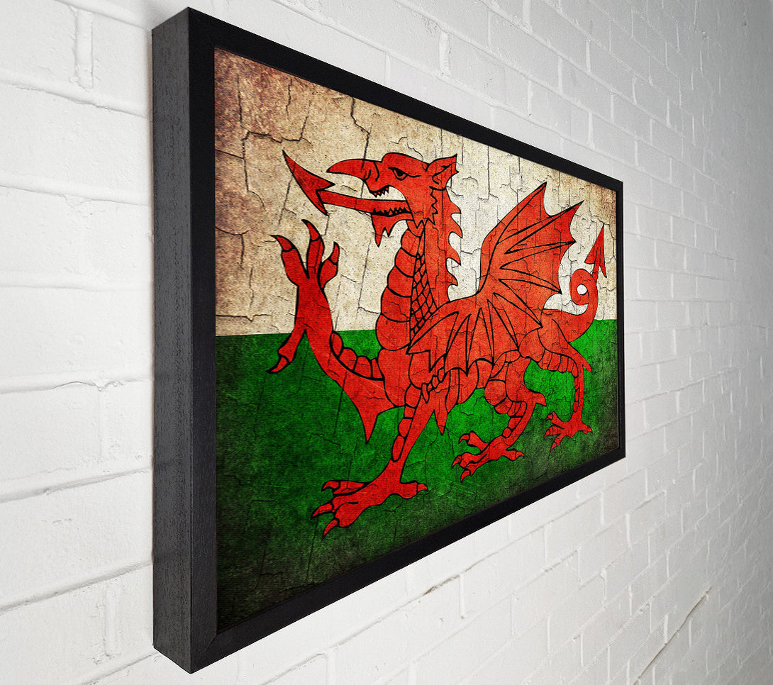  A Canvas Print of Welsh Dragon 2 Canvas Art