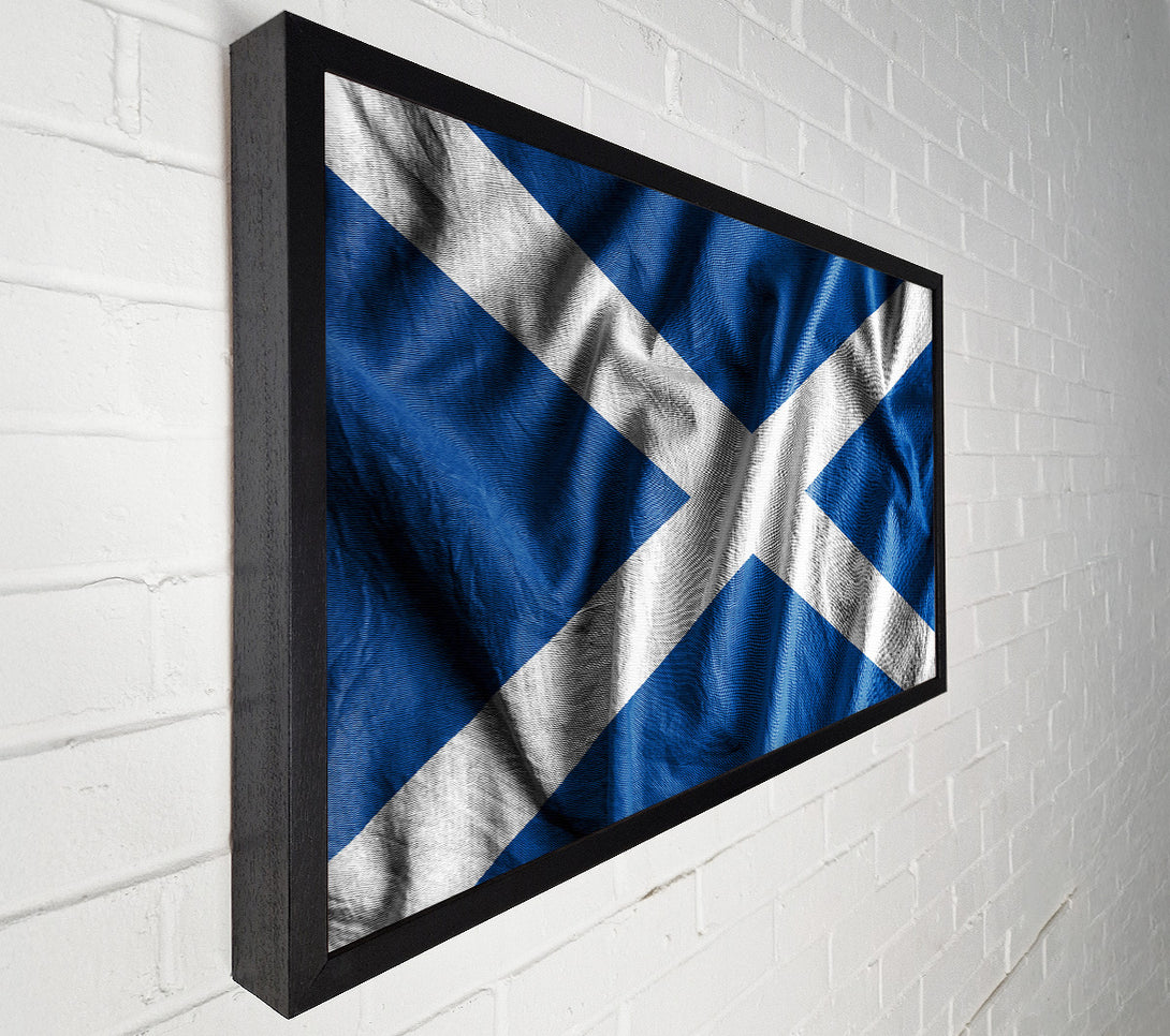  A Canvas Print of Scottish Flag 2 Canvas Print