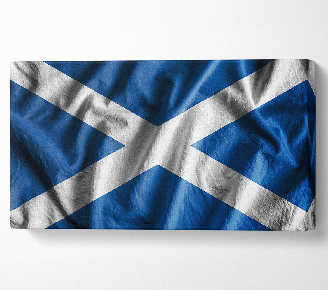  A Canvas Print of Scottish Flag 2 Canvas Print