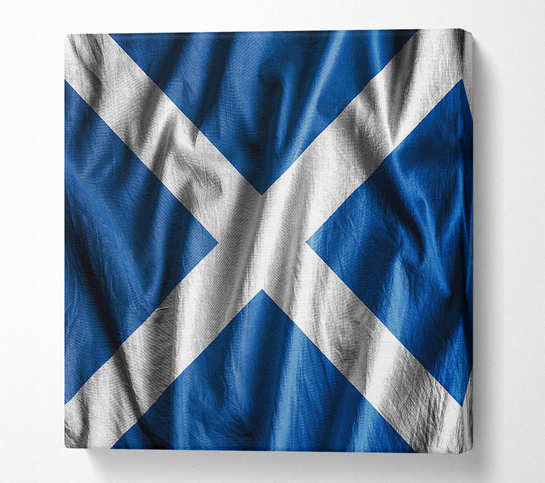  A Canvas Print of Scottish Flag 2 Canvas Print