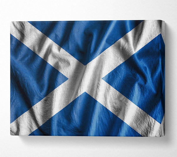  A Canvas Print of Scottish Flag 2 Canvas Print