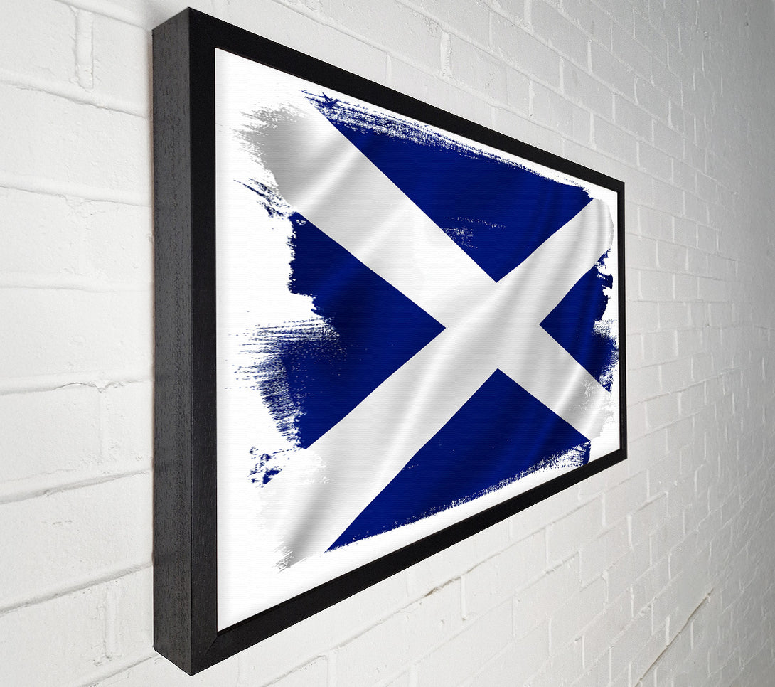  A Canvas Print of Scottish Flag 1 Canvas Print