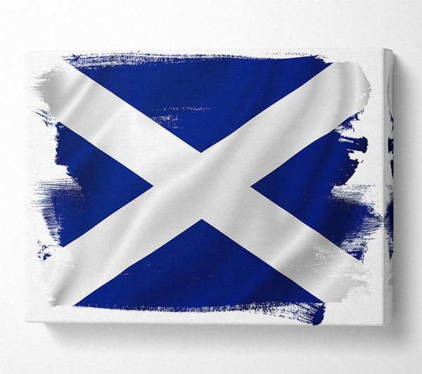  A Canvas Print of Scottish Flag 1 Canvas Print