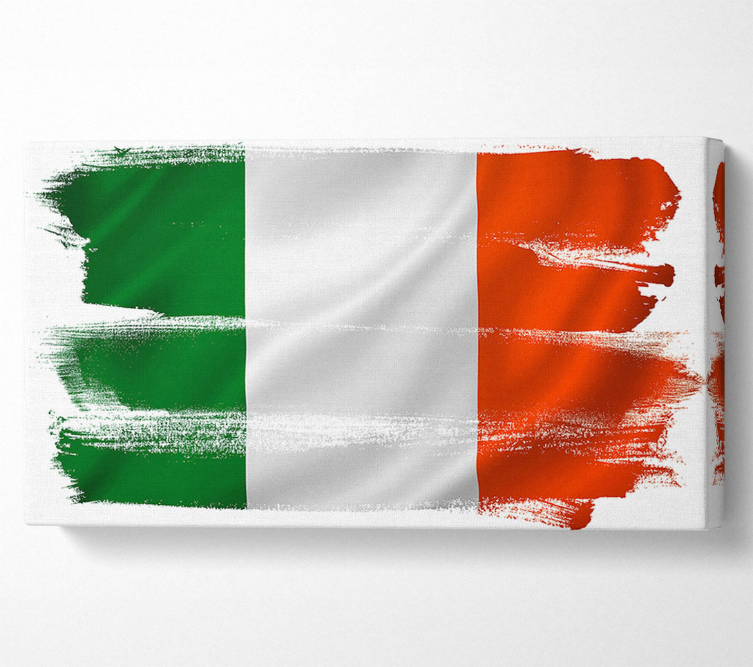  A Canvas Print of Irish Flag 1 Canvas Wall Art