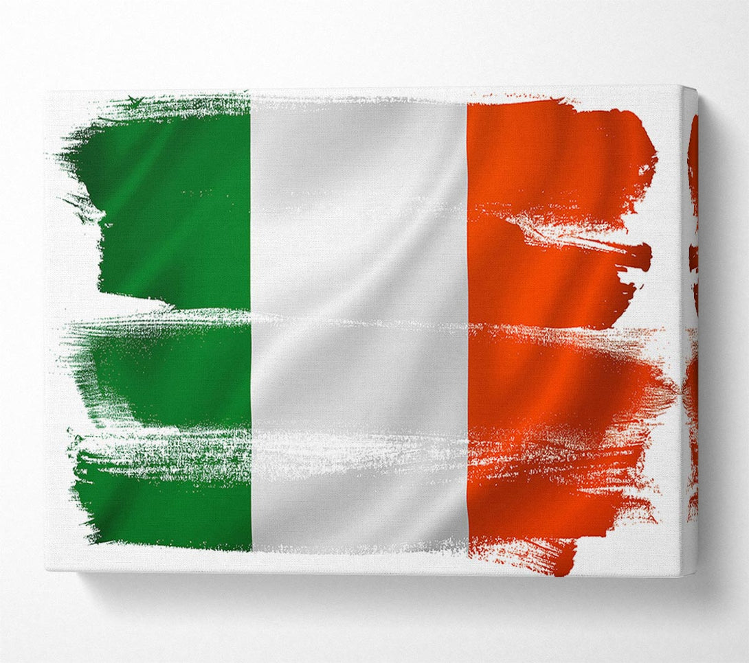  A Canvas Print of Irish Flag 1 Canvas Wall Art