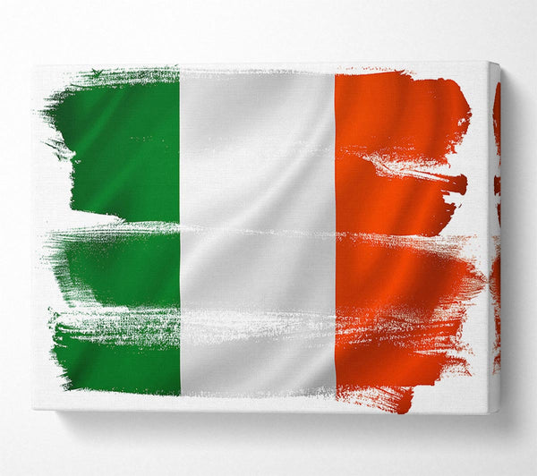  A Canvas Print of Irish Flag 1 Canvas Wall Art