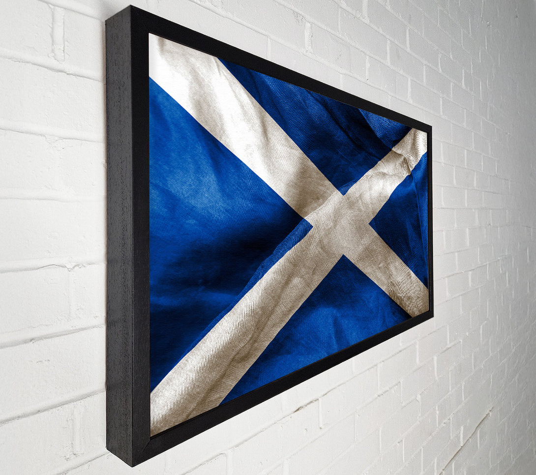  A Canvas Print of Scottish Flag 3 Canvas Art