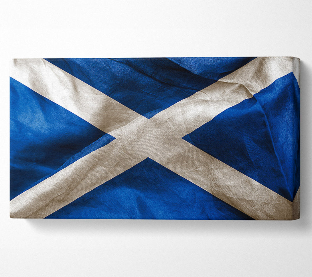  A Canvas Print of Scottish Flag 3 Canvas Art
