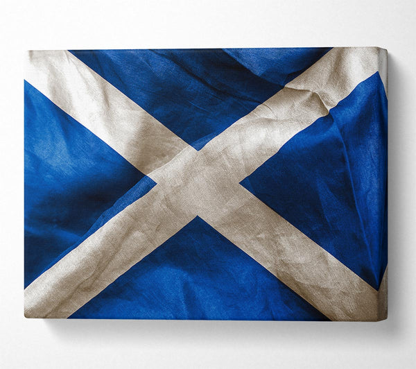  A Canvas Print of Scottish Flag 3 Canvas Art