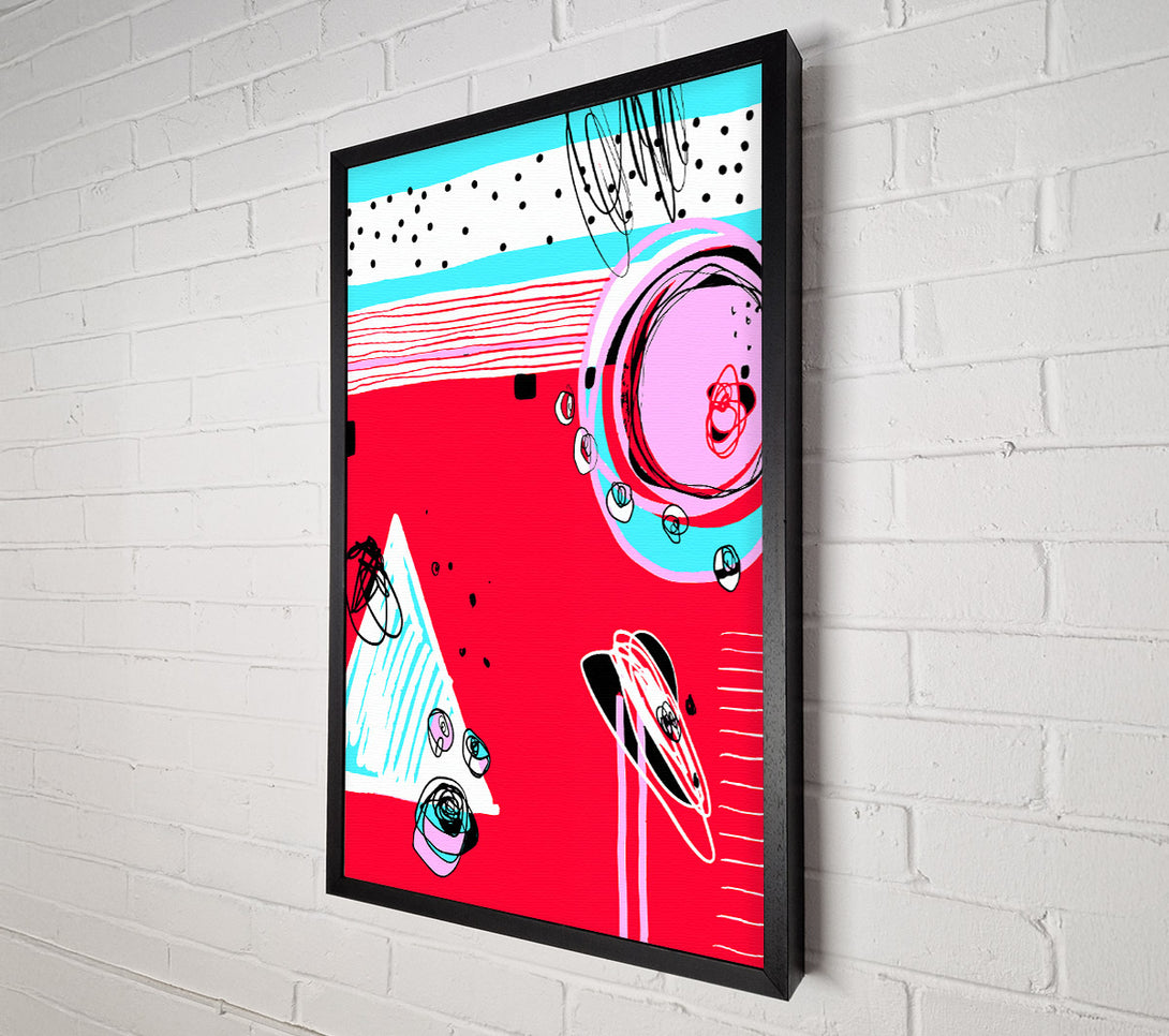  A Canvas Print of Triangles And Circles Canvas Art