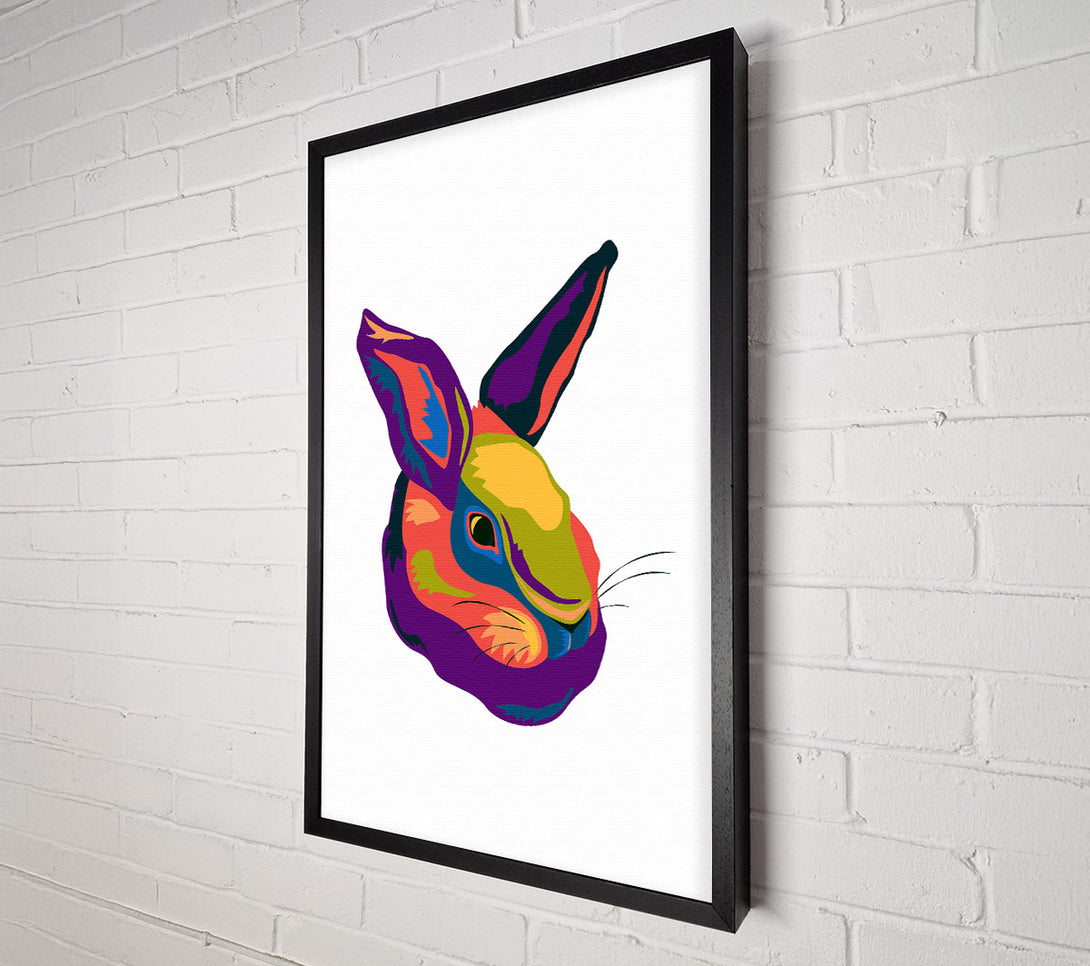  A Canvas Print of Pop Art Rabbit Canvas Art