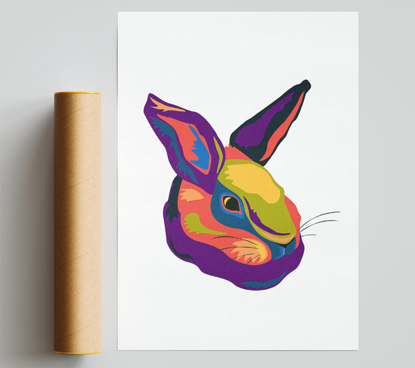 Pop Art Rabbit Giclee Print