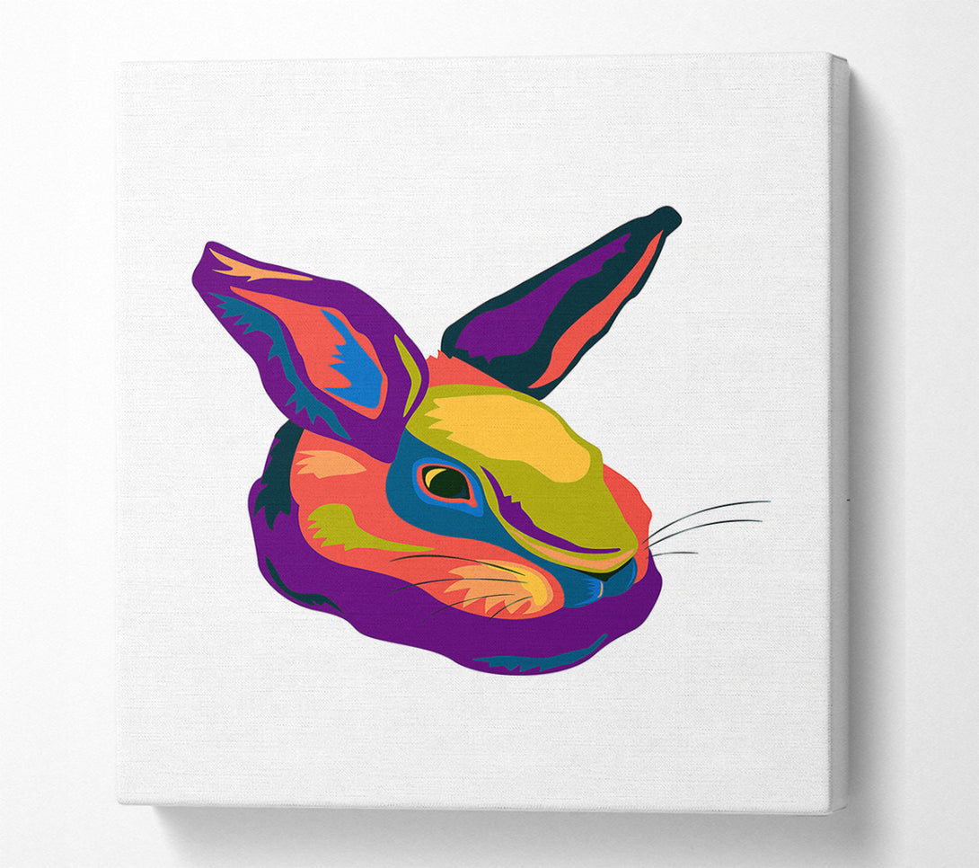  A Canvas Print of Pop Art Rabbit Canvas Art