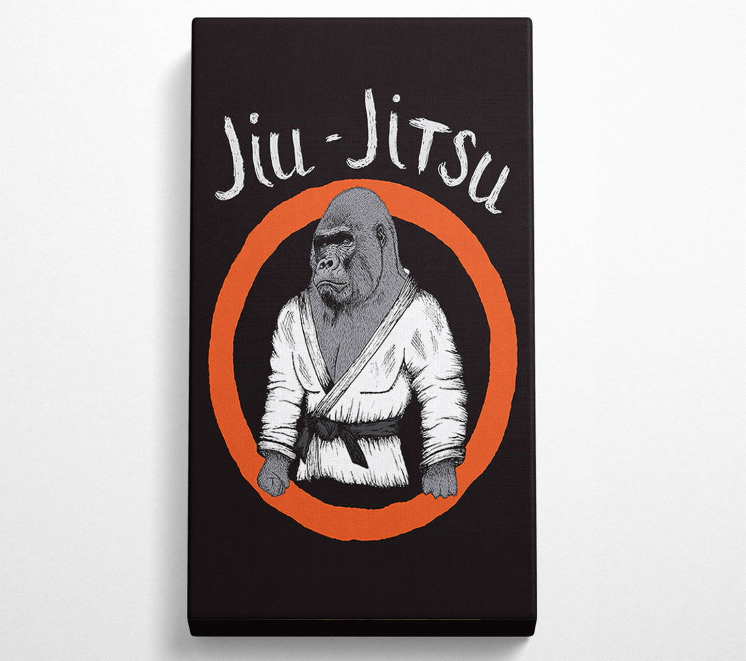  A Canvas Print of Jiu Jitsu Gorilla Canvas Print