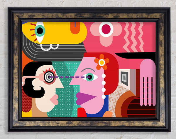 Look Into My Eyes Framed Print