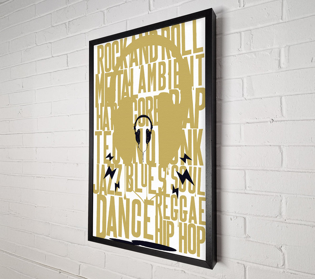  A Canvas Print of All Music Aloud Canvas Print