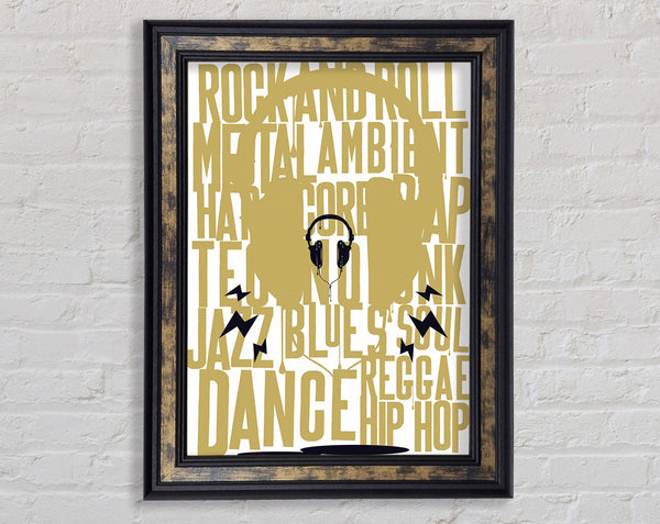 All Music Aloud Framed Print