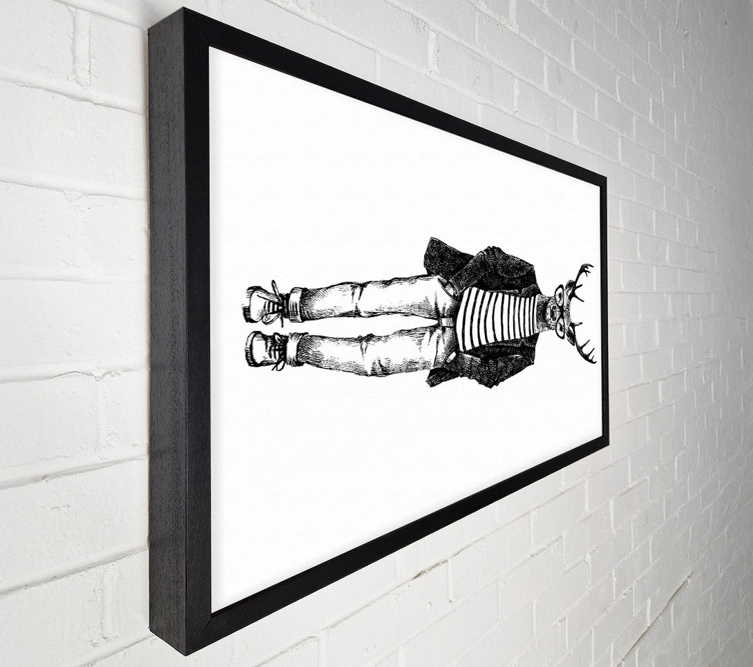  A Canvas Print of Steve The Stag Canvas Wall Art