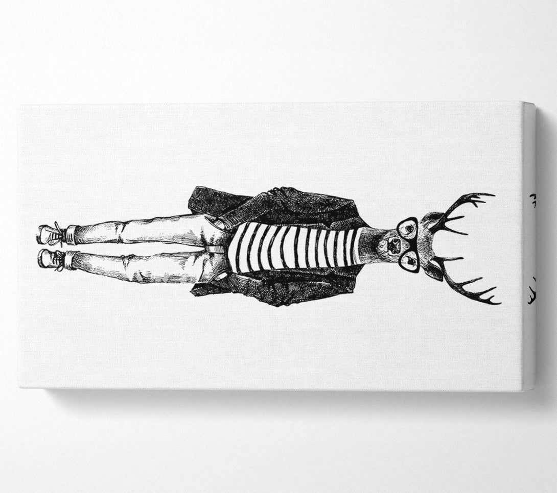 A Canvas Print of Steve The Stag Canvas Wall Art