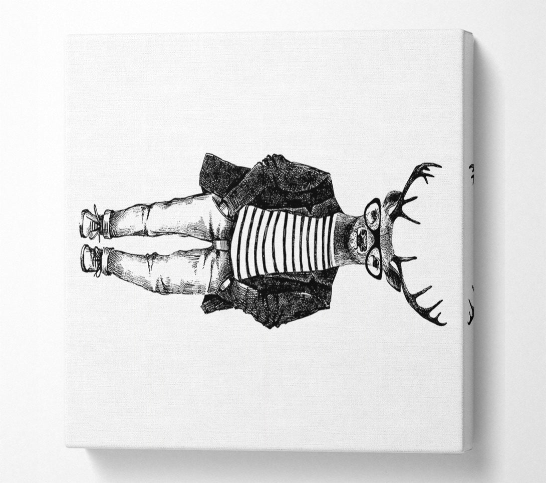  A Canvas Print of Steve The Stag Canvas Wall Art