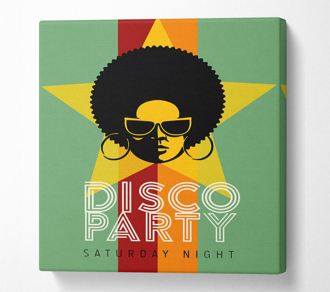  A Canvas Print of Disco Party Canvas Art