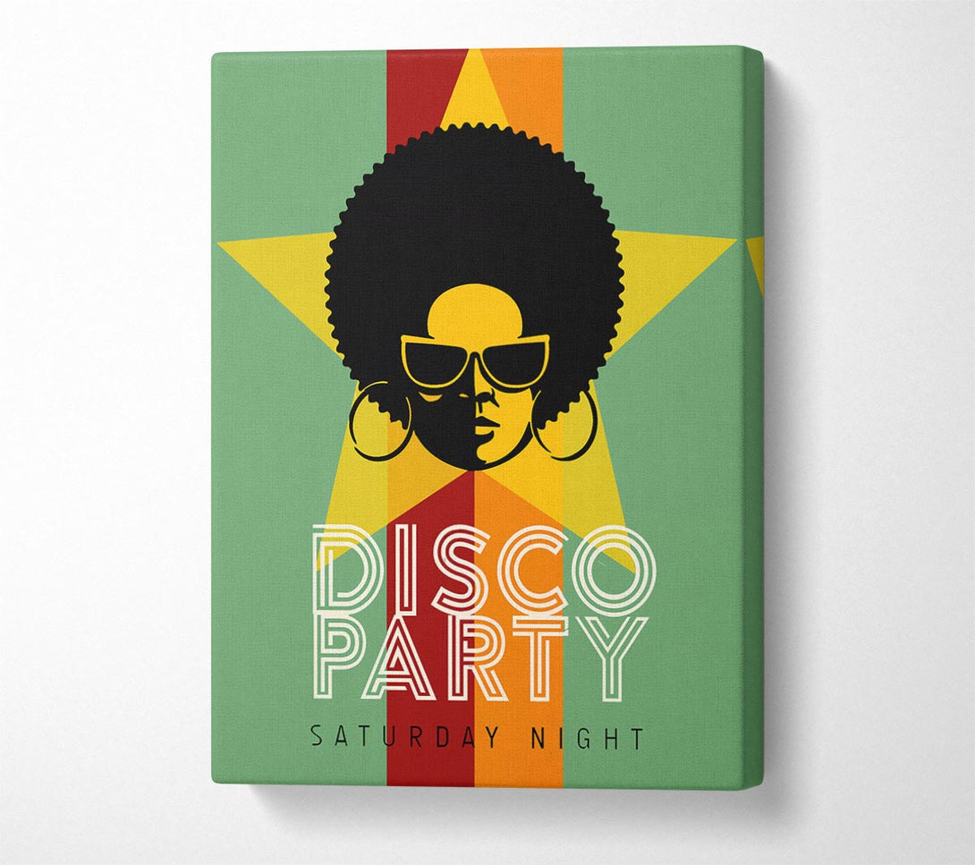  A Canvas Print of Disco Party Canvas Art