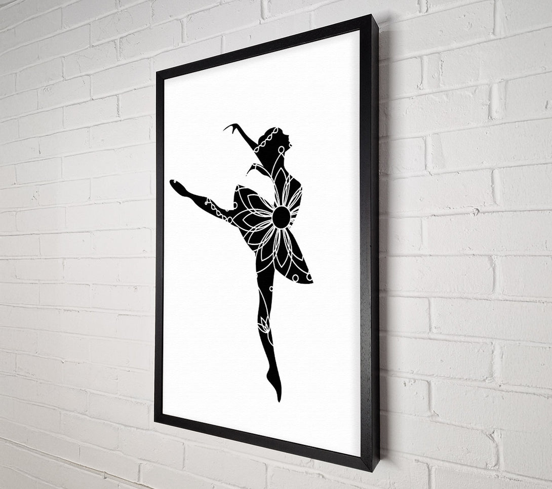  A Canvas Print of Ballerina Flower Canvas Wall Art