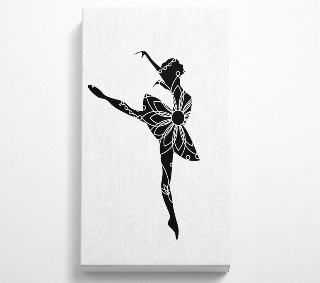  A Canvas Print of Ballerina Flower Canvas Wall Art