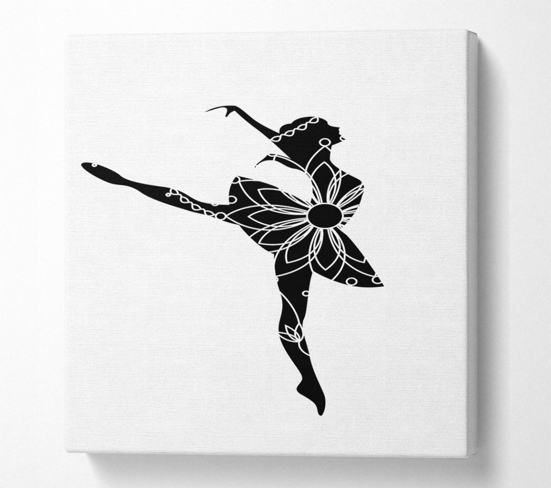  A Canvas Print of Ballerina Flower Canvas Wall Art