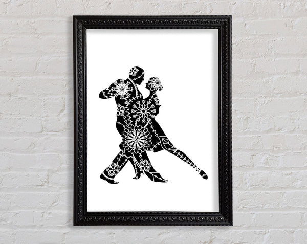 Flower Dance Colour Framed Print