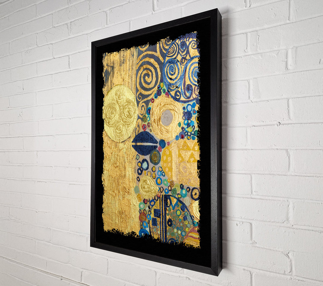  A Canvas Print of Golden Klimt 2 Canvas Wall Art