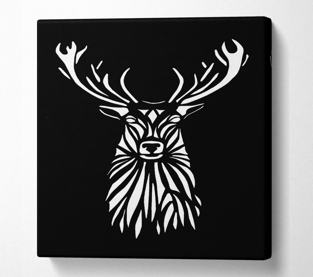  A Canvas Print of Stag Beauty Canvas Wall Art
