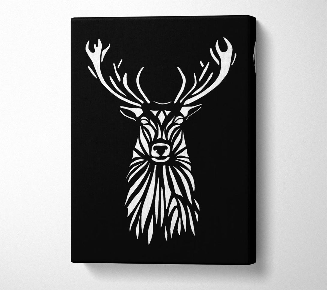  A Canvas Print of Stag Beauty Canvas Wall Art