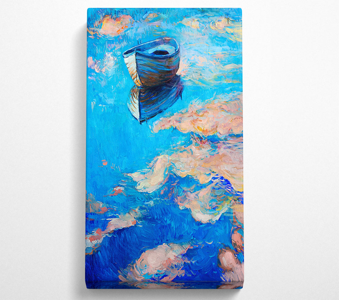  A Canvas Print of Reflections In The River Canvas Wall Art