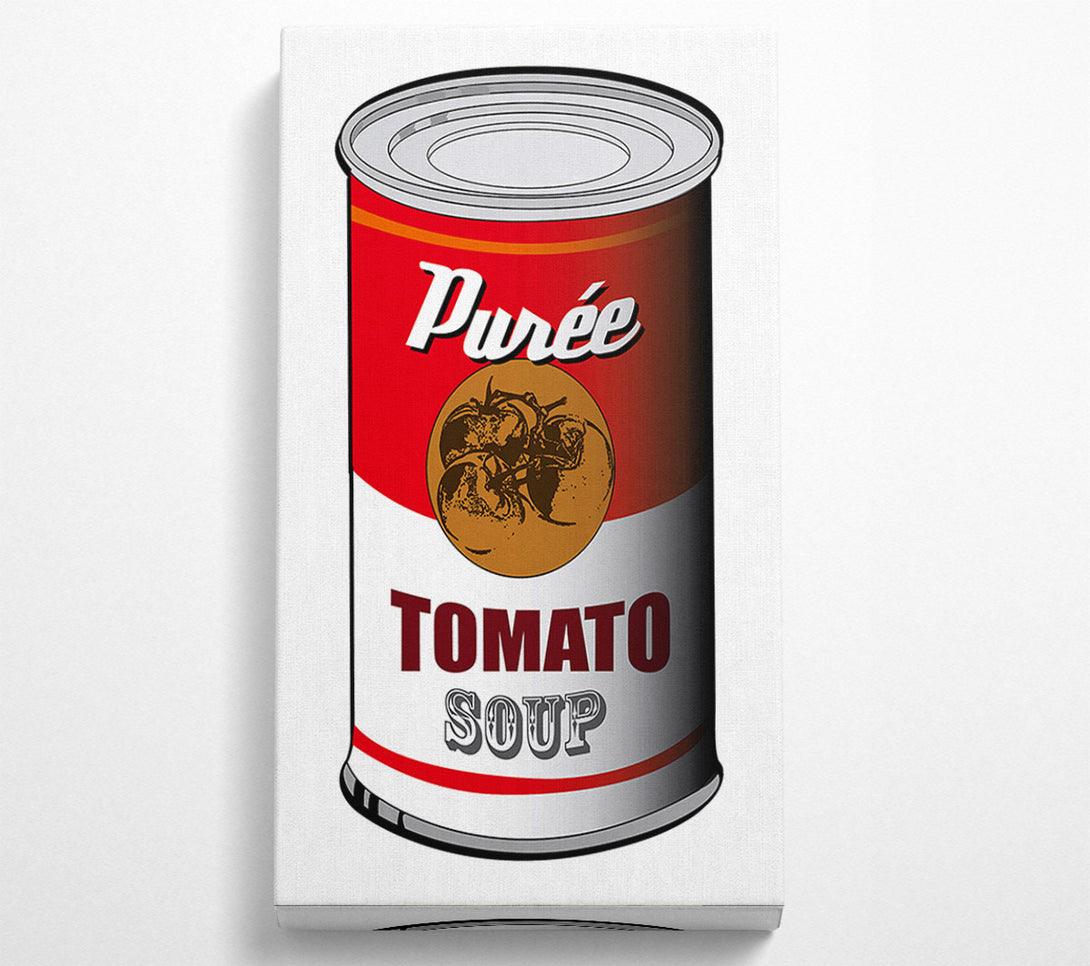  A Canvas Print of Pop Art Tomato Soup Canvas Print