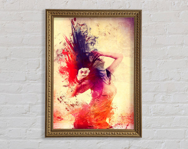 Conteporary Dance Framed Print