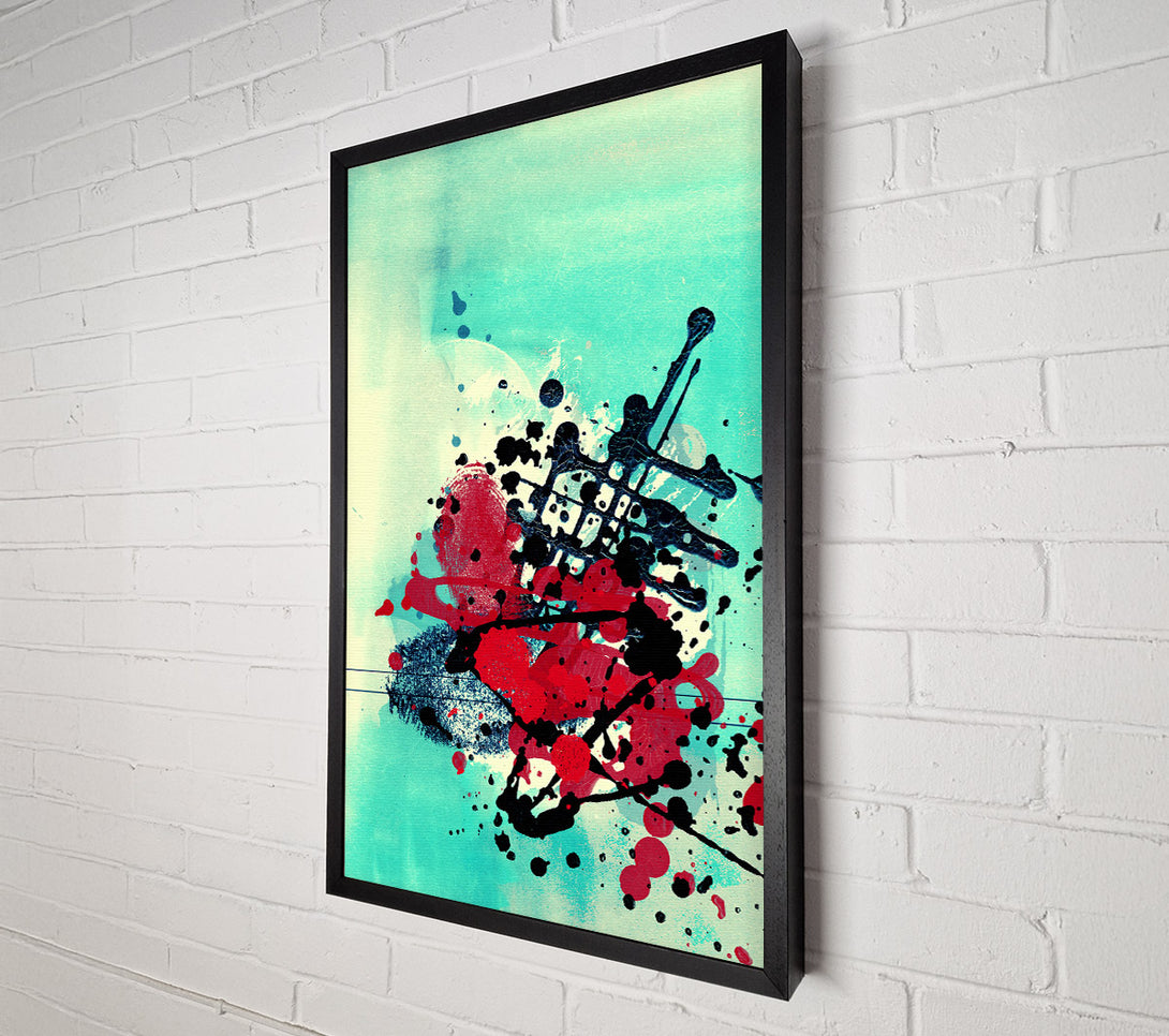  A Canvas Print of Follow The Line Canvas Wall Art