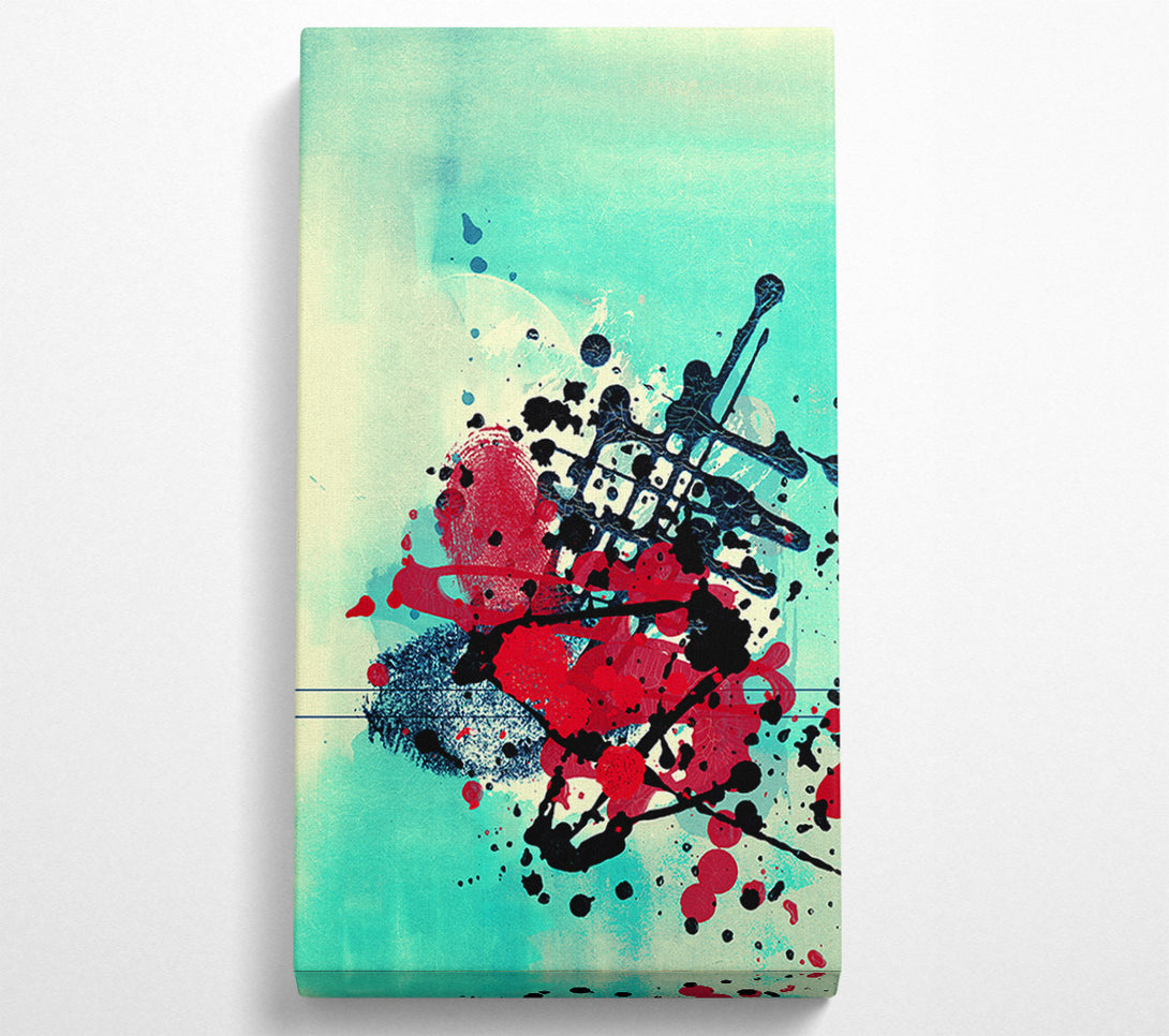  A Canvas Print of Follow The Line Canvas Wall Art