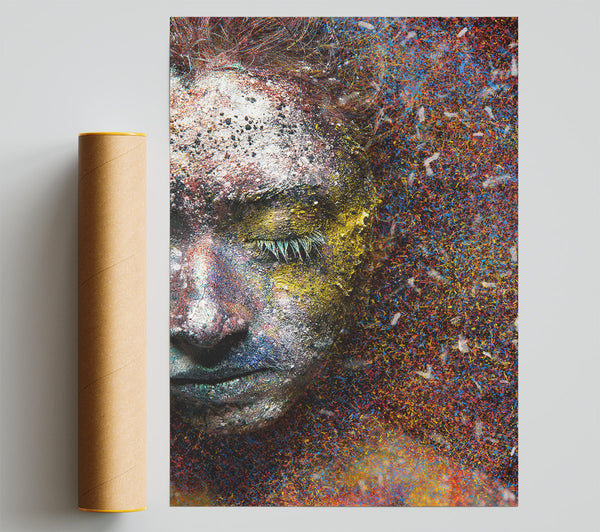 Rainbow Girl Print