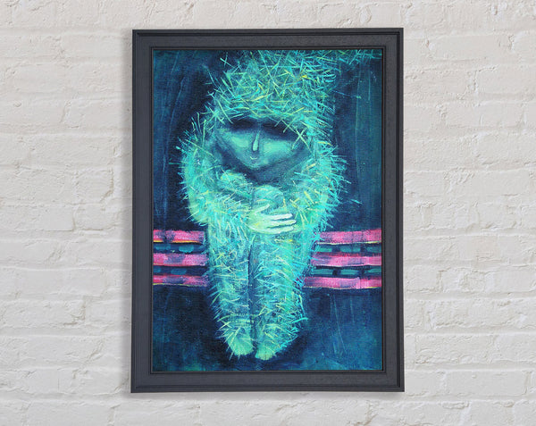 Ice Child Framed Print