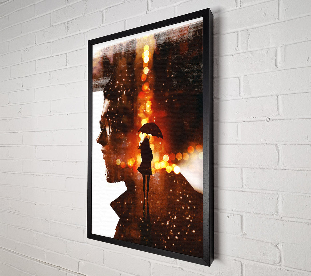  A Canvas Print of Thinking Of Her Canvas Wall Art