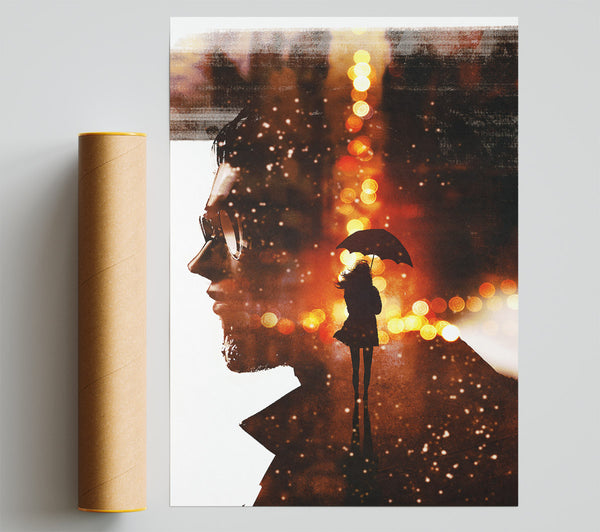 Thinking Of Her Poster