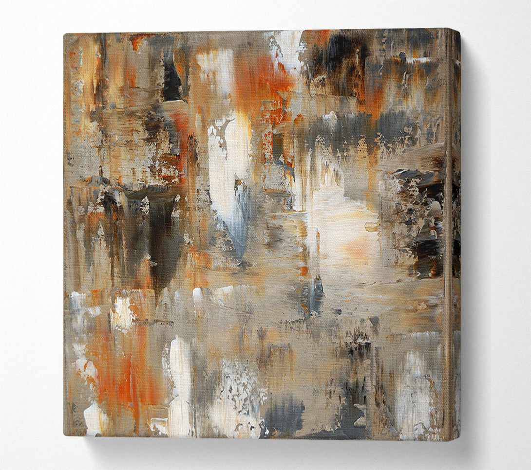  A Canvas Print of Rain In The City Canvas Art