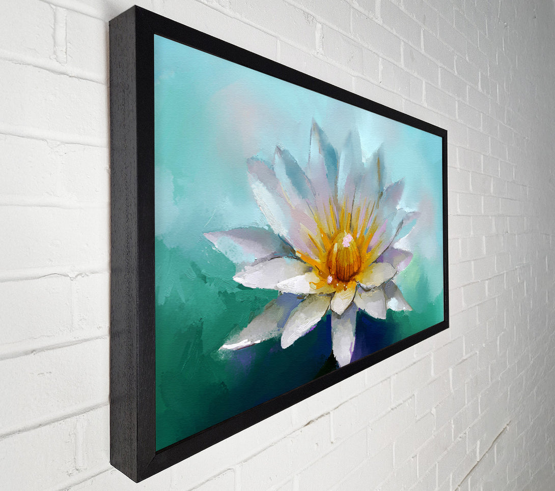  A Canvas Print of Water Lily Canvas Wall Art