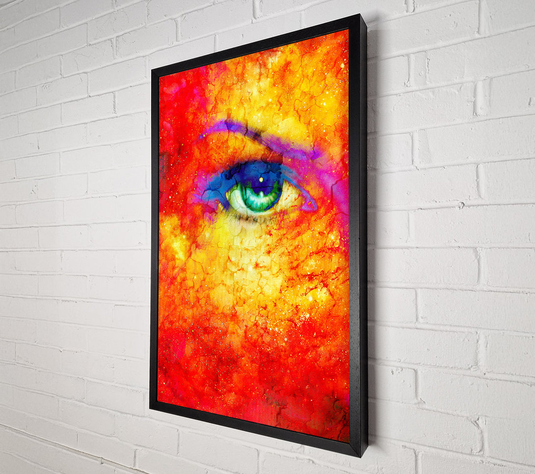  A Canvas Print of Fire Woman Canvas Art