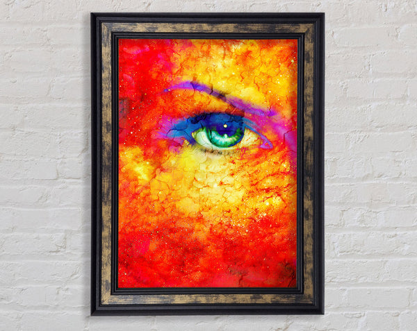 Fire Woman Framed Print