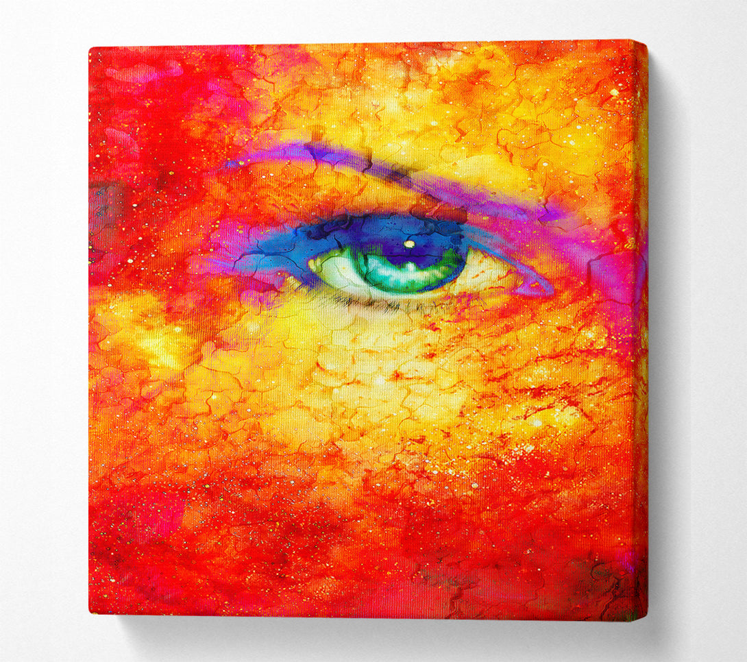  A Canvas Print of Fire Woman Canvas Art